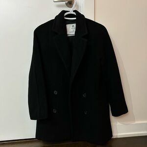 Babaton The Slouch Short Coat (S/M, Black)